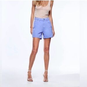 Zara Lavender‎ Denim Shorts